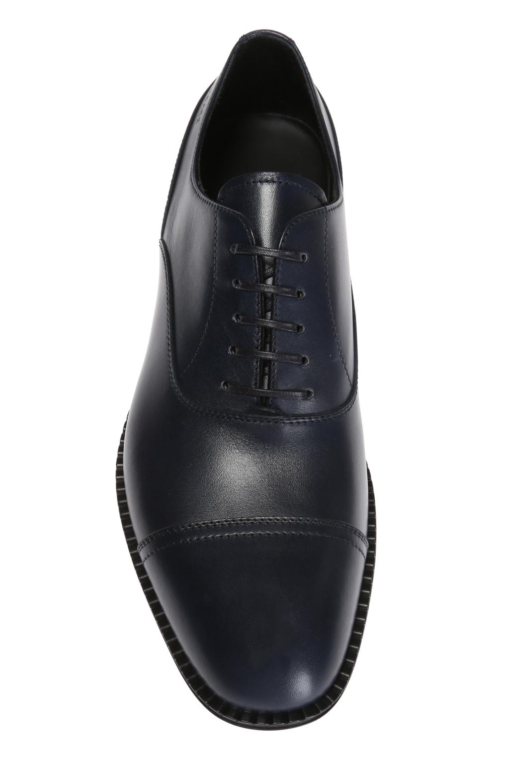 Navy blue Oxford shoes Versace Vitkac Spain